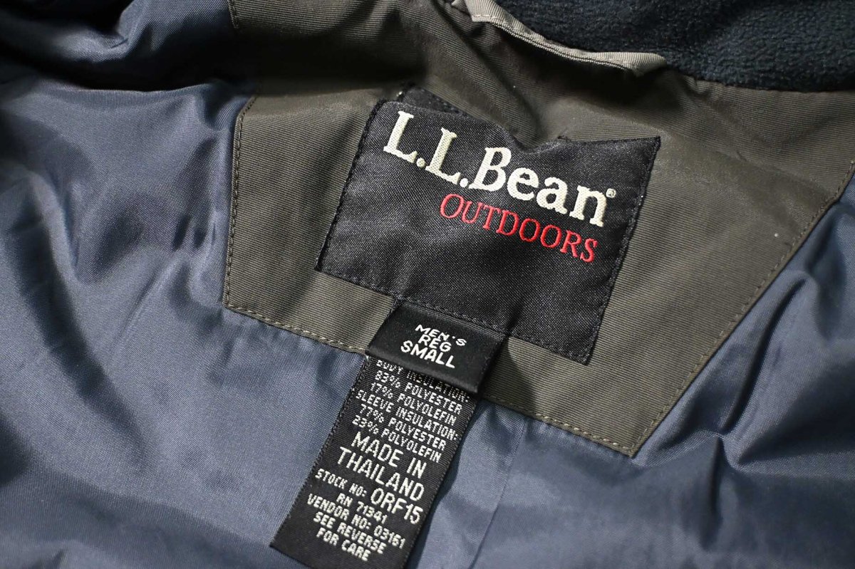画像8: Used L.L.Bean Insulation Nylon Jacket (8)