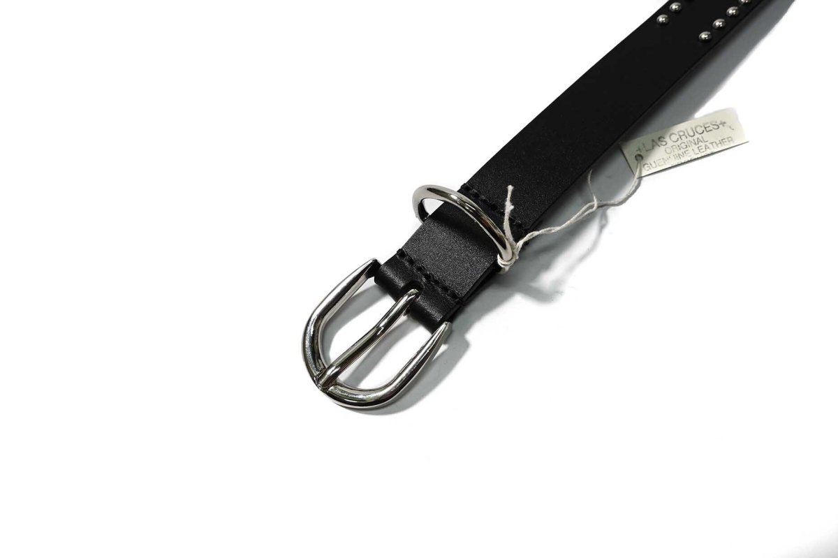 画像2: LAS CRUCES Original Studs Leather Belt (2)