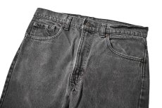 画像2: 91' Used Levi's 505 Denim Pants Black made in USA リーバイス (2)