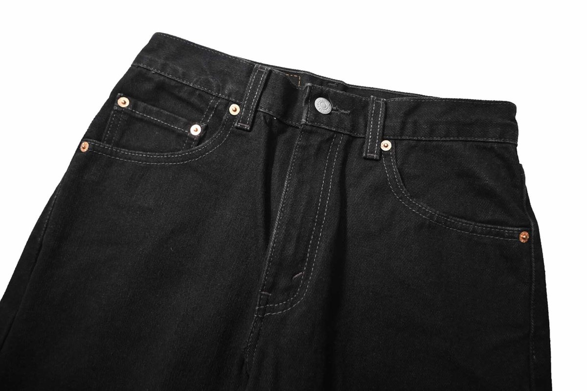 画像2: 01' Used Levi's 505 Denim Pants Black made in USA リーバイス (2)