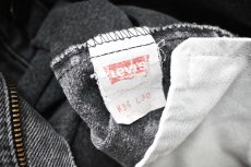 画像7: 91' Used Levi's 505 Denim Pants Black made in USA リーバイス (7)