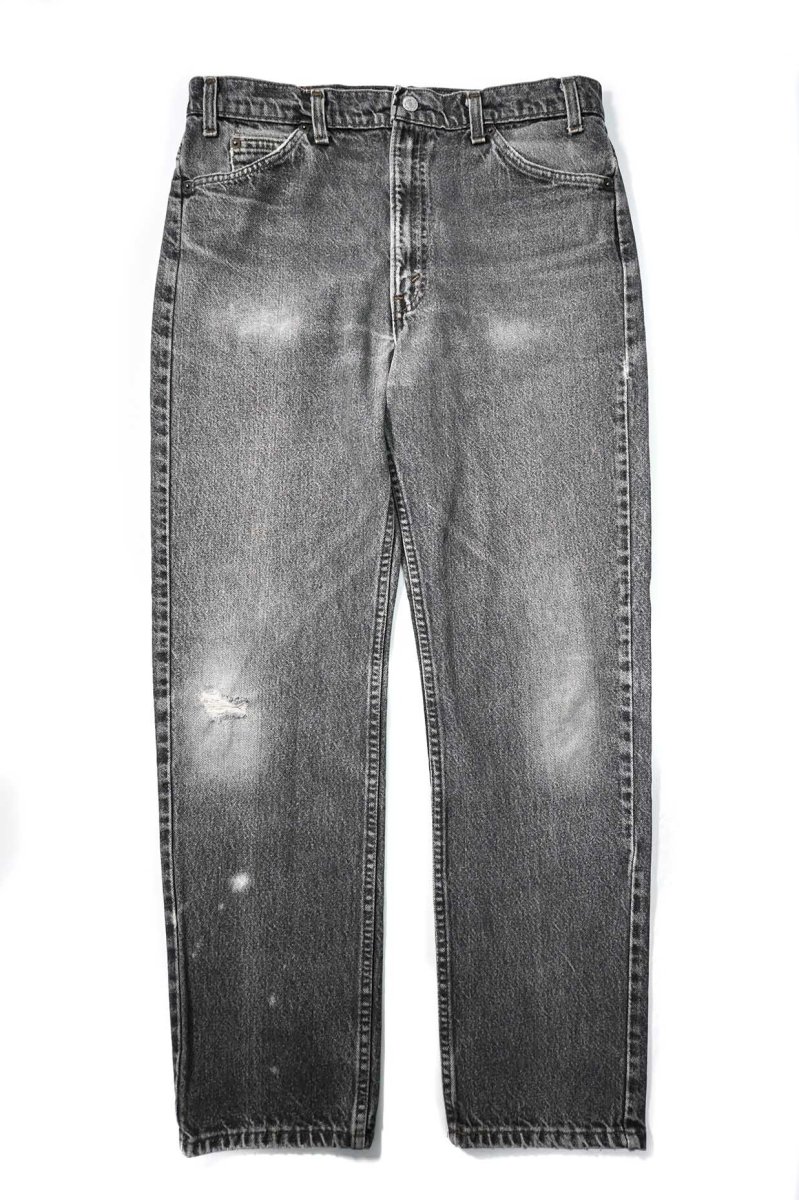 画像1: 92' Used Levi's 505 Denim Pants Black made in USA リーバイス (1)