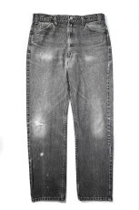 画像1: 92' Used Levi's 505 Denim Pants Black made in USA リーバイス (1)