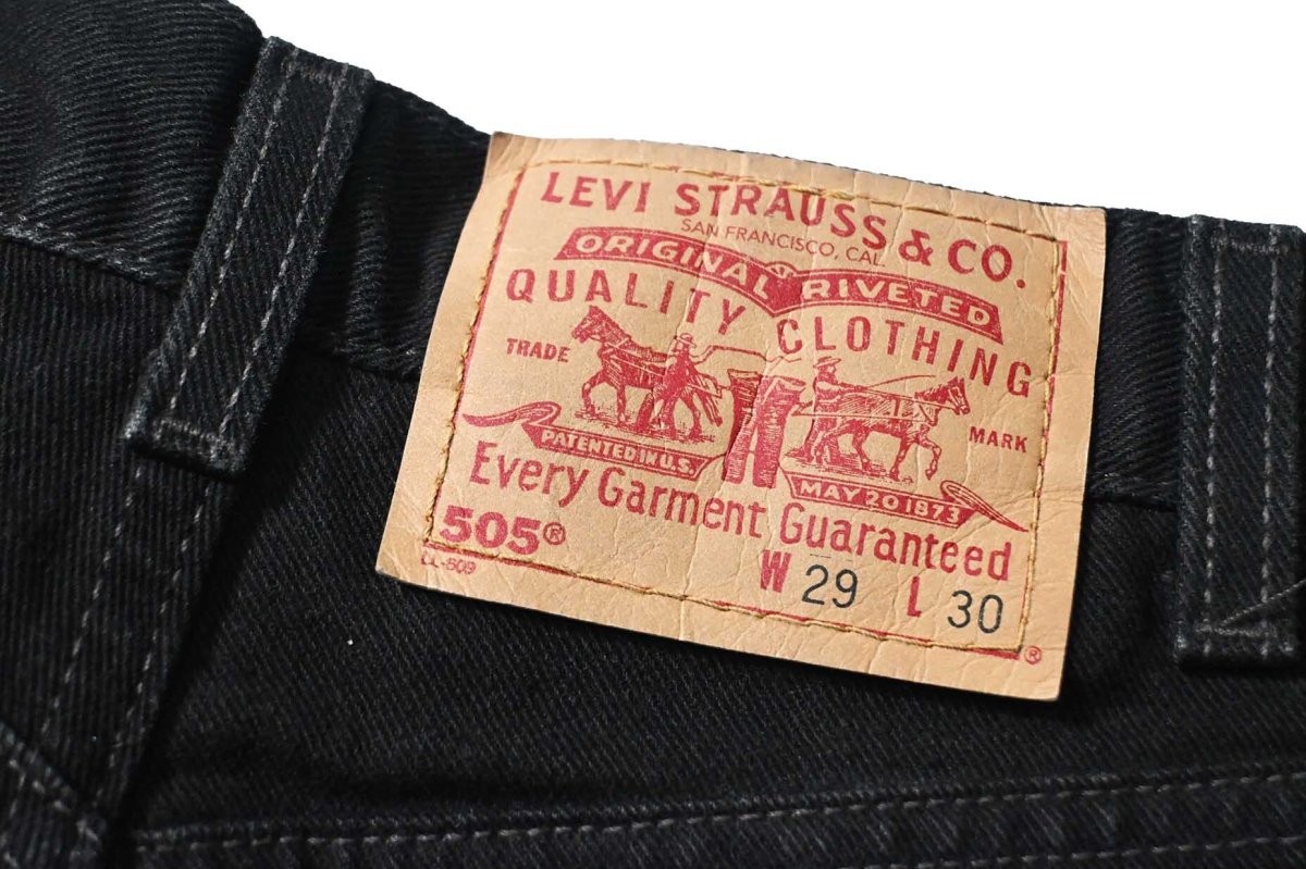 画像5: 01' Used Levi's 505 Denim Pants Black made in USA リーバイス (5)