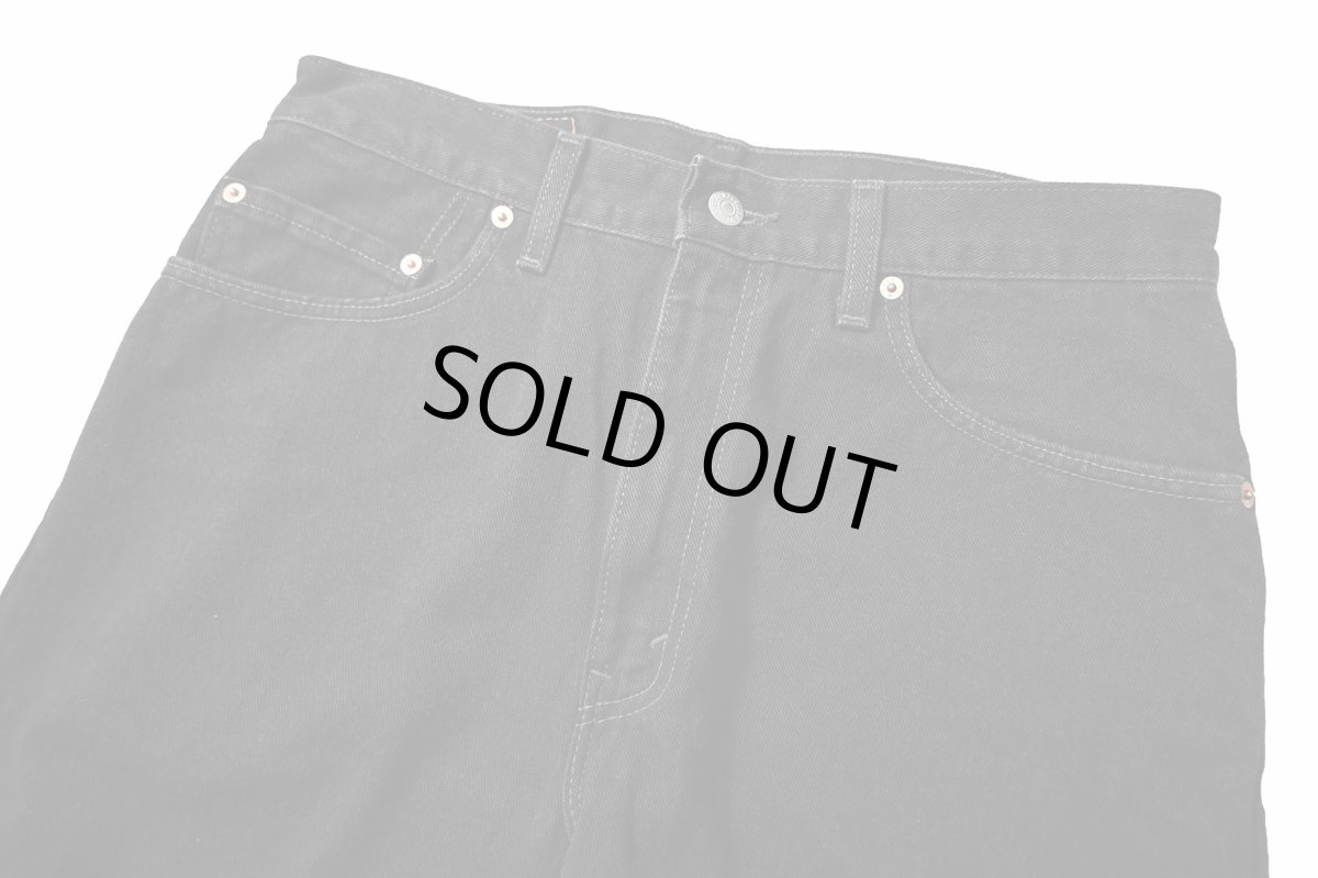 画像2: 02' Used Levi's 505 Denim Pants Black made in USA リーバイス (2)