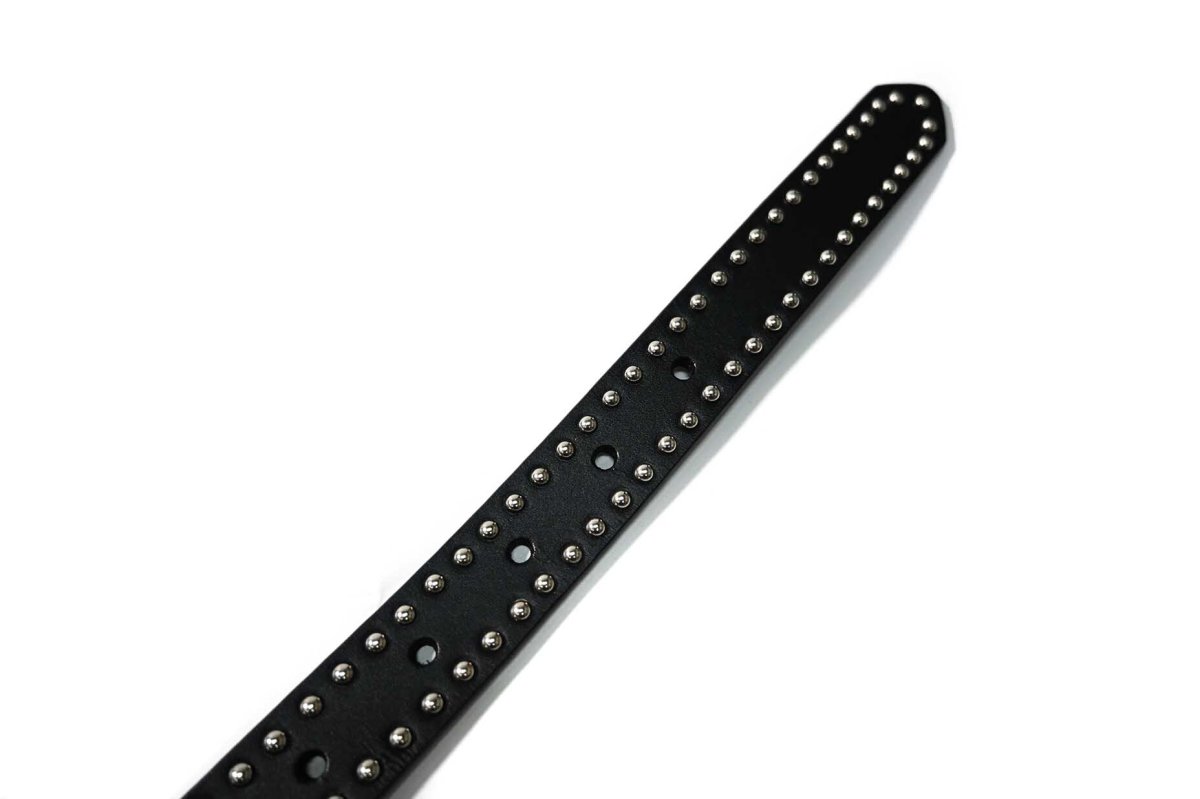 画像3: LAS CRUCES Original Studs Leather Belt (3)