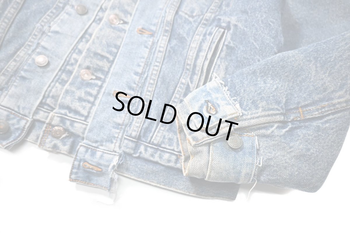 画像4: 80s Used Levi's 70506-0316 Customized Blanket Lined Denim Jacket made in USA (4)