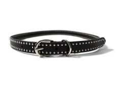 画像1: LAS CRUCES Original Studs Leather Belt (1)