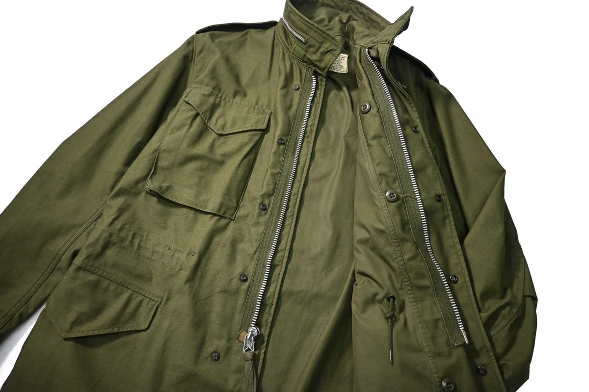 画像4: 60s Deadstock Us Military M-65 Field Jacket Aluminum Zipper (4)