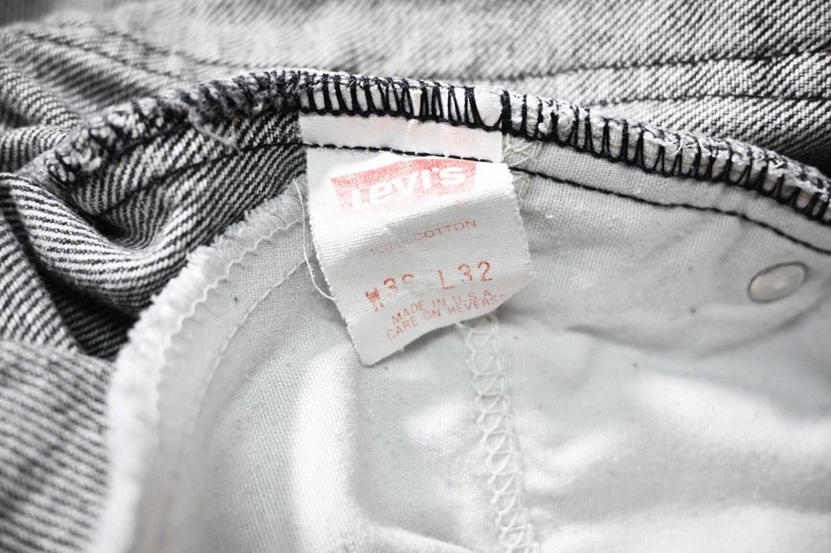 画像7: 92' Used Levi's 505 Denim Pants Black made in USA リーバイス (7)