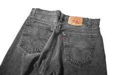 画像4: 91' Used Levi's 505 Denim Pants Black made in USA リーバイス (4)