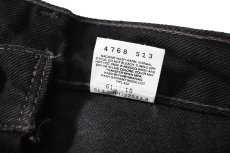 画像8: 01' Used Levi's 505 Denim Pants Black made in USA リーバイス (8)