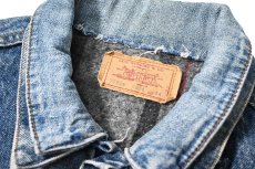 画像5: 80s Used Levi's 70506-0316 Customized Blanket Lined Denim Jacket made in USA (5)