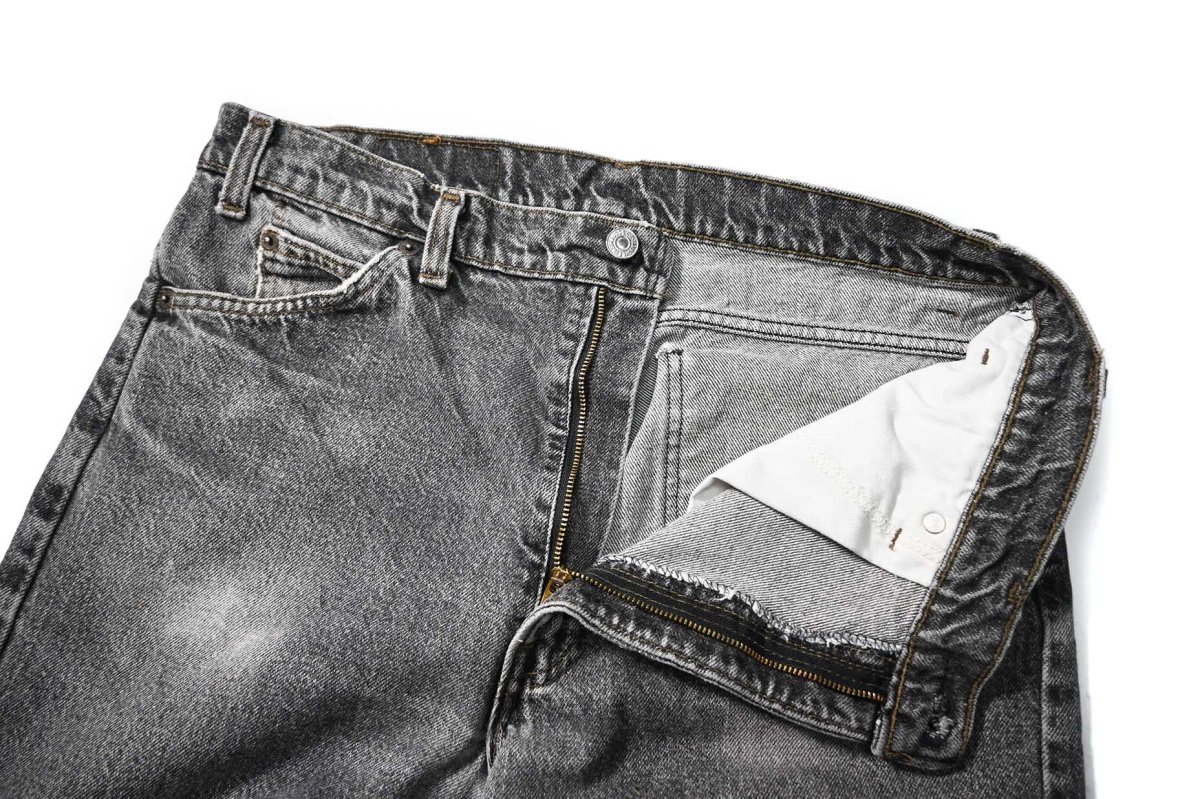 画像6: 92' Used Levi's 505 Denim Pants Black made in USA リーバイス (6)