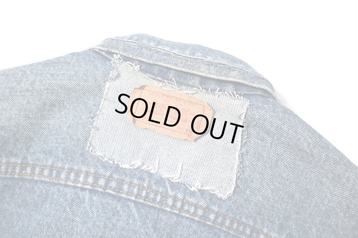 画像8: 80s Used Levi's 70506-0316 Customized Blanket Lined Denim Jacket made in USA (8)