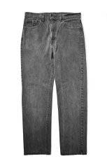 画像1: 91' Used Levi's 505 Denim Pants Black made in USA リーバイス (1)