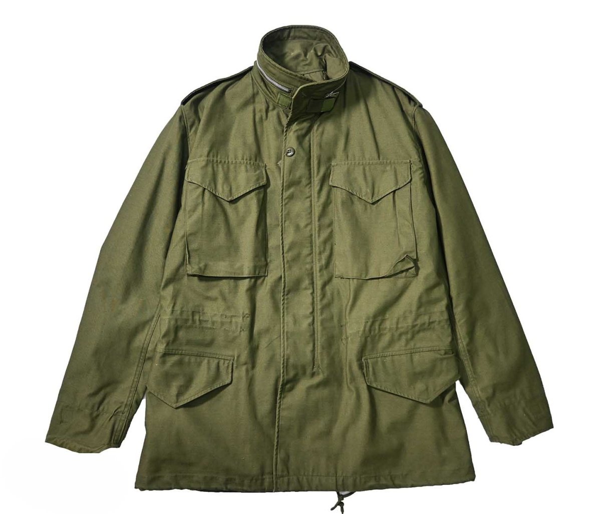 画像1: 60s Deadstock Us Military M-65 Field Jacket Aluminum Zipper (1)