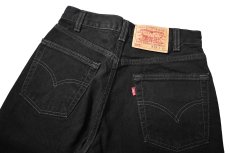 画像4: 01' Used Levi's 505 Denim Pants Black made in USA リーバイス (4)