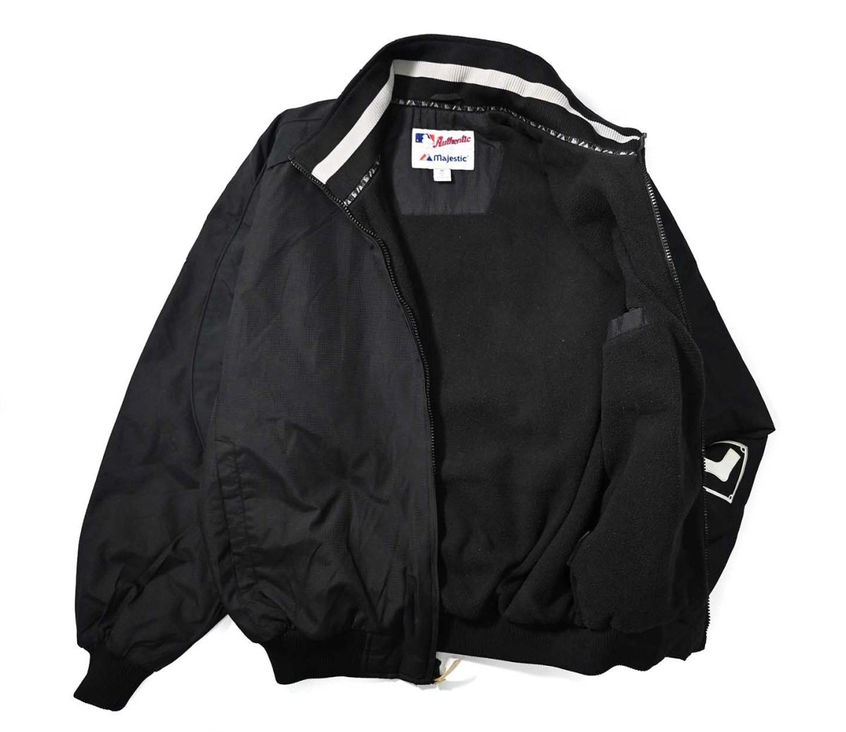 画像5: Used Majestic Chicago White Sox Shelled Fleece Jacket (5)