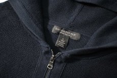 画像4: Used Banana Republic Cotton Knit Zip Hoodie Navy (4)