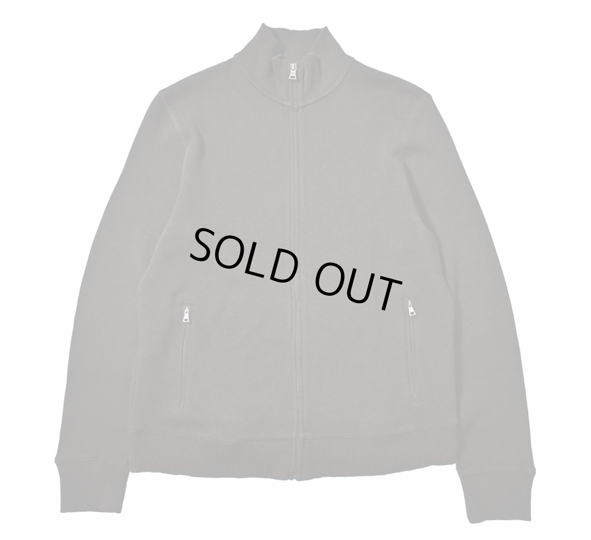 画像1: Used Banana Republic Cotton Knit Zip Sweater Brown (1)