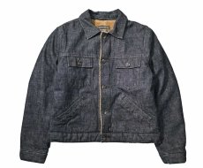 画像1: Used Banana Republic Denim Sherpa Trucker Jacket (1)