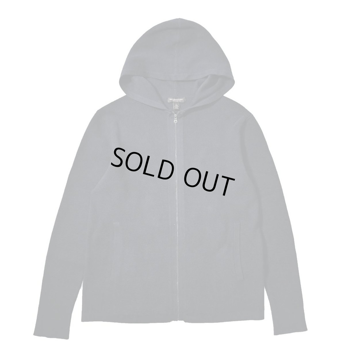 画像1: Used Banana Republic Cotton Knit Zip Hoodie Navy (1)