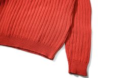 画像3: Used St John's Bay Cotton Knit Sweater Orange (3)