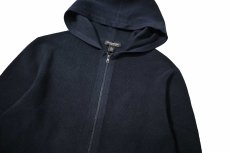 画像2: Used Banana Republic Cotton Knit Zip Hoodie Navy (2)