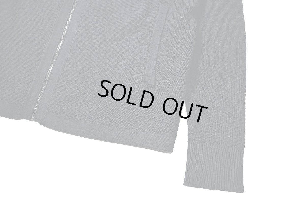 画像3: Used Banana Republic Cotton Knit Zip Hoodie Navy (3)