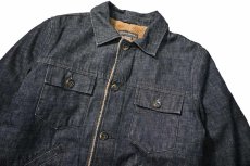 画像3: Used Banana Republic Denim Sherpa Trucker Jacket (3)
