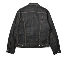 画像2: Used Banana Republic Denim Trucker Jacket Black (2)