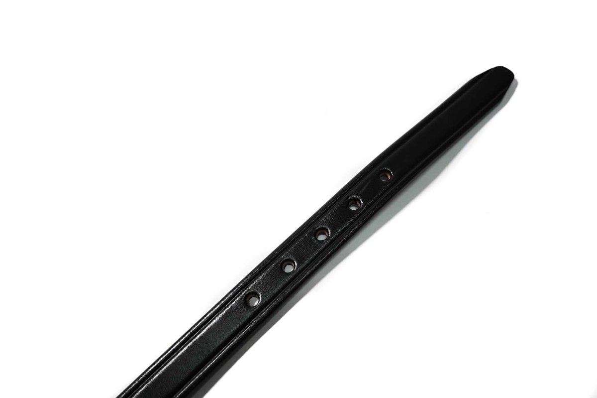 画像3: Tory Leather Round Raised Belt Black 2134 トリーレザー (3)