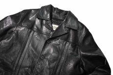 画像3: Used Wilsons M.Julian Leather Coat Black (3)