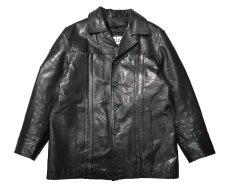 画像1: Used Wilsons M.Julian Leather Coat Black (1)
