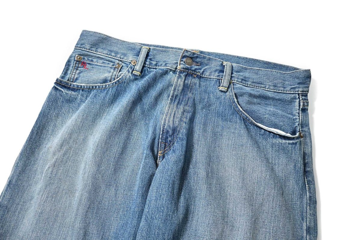 画像2: Used Polo Ralph Lauren Denim Pants ラルフローレン (2)