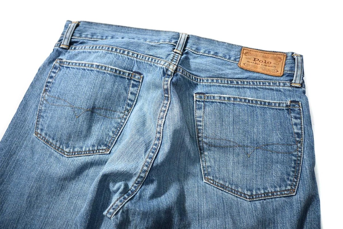 画像4: Used Polo Ralph Lauren Denim Pants ラルフローレン (4)