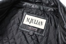 画像6: Used Wilsons M.Julian Leather Coat Black (6)