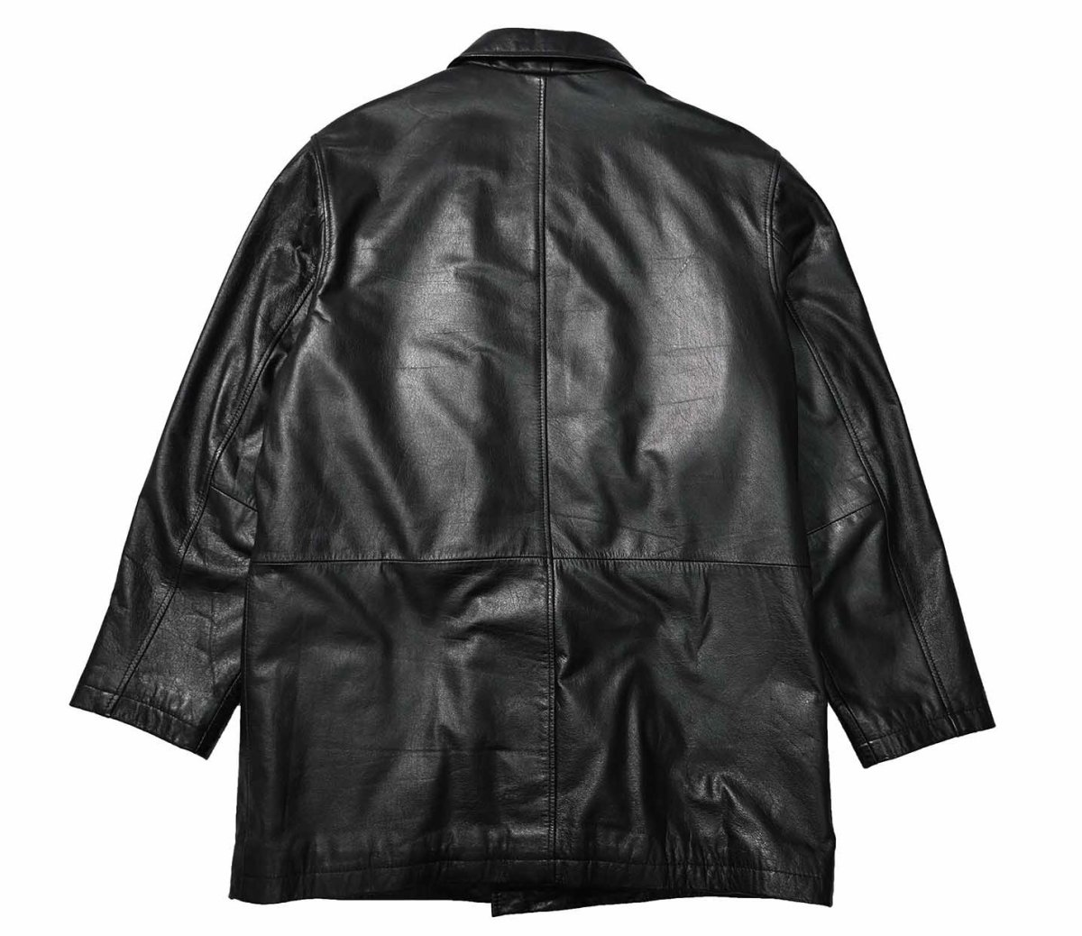 画像2: Used Wilsons M.Julian Leather Coat Black (2)