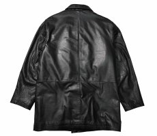 画像2: Used Wilsons M.Julian Leather Coat Black (2)