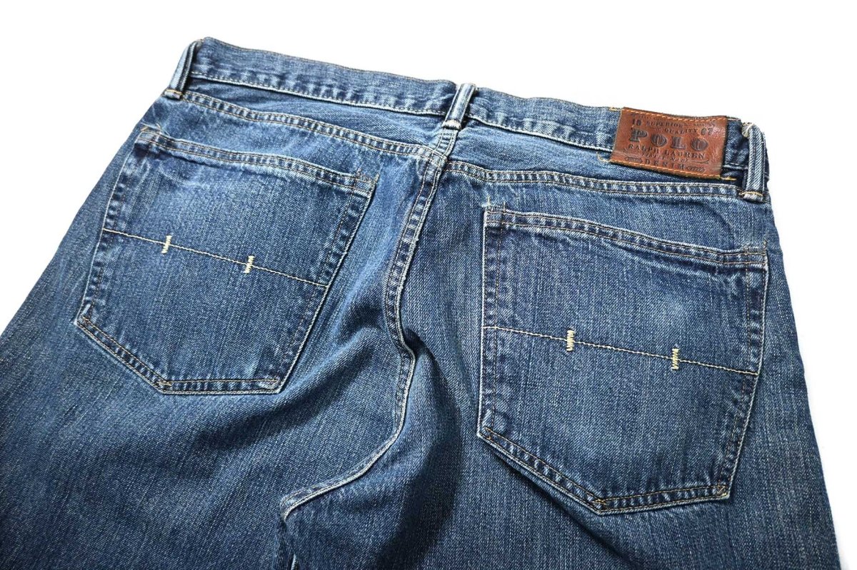 画像4: Used Polo Ralph Lauren Denim Pants ラルフローレン (4)