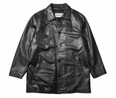 画像1: Used Wilsons M.Julian Leather Coat Black (1)