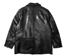 画像2: Used Wilsons M.Julian Leather Coat Black (2)