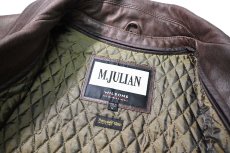 画像6: Used Wilsons M.Julian Leather Coat Brown (6)