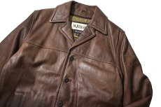画像3: Used Wilsons M.Julian Leather Coat Brown (3)