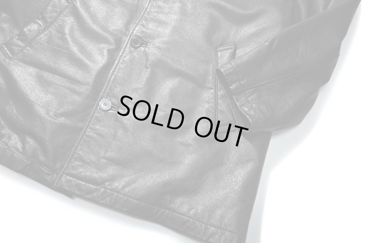 画像4: Used Wilsons M.Julian Leather Coat Black (4)