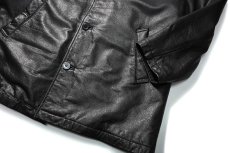画像4: Used Wilsons M.Julian Leather Coat Black (4)