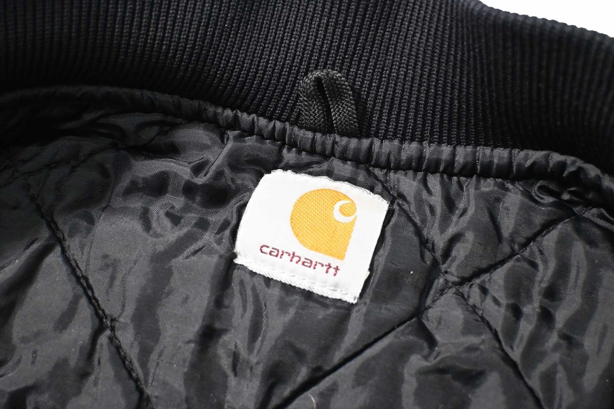 画像6: Used Carhartt Quilt Lined Duck Vest Moss (6)