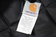 画像6: Deadstock Carhartt Quilt Lined Duck Vest Black made in USA (6)