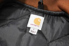 画像6: Deadstock Carhartt Quilt Lined Duck Vest Brown (6)